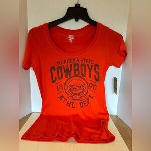 Nwt Oklahoma state juniors classic size small 3/5 T-shirt